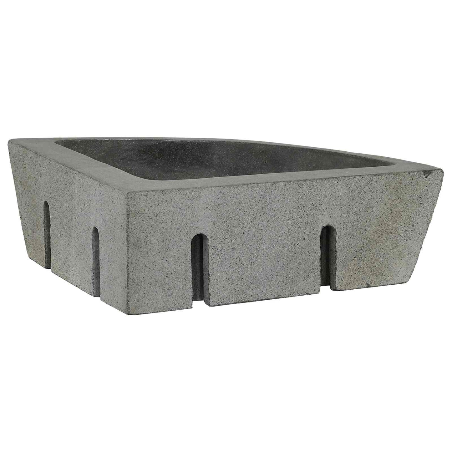 Mosdó Szürke (38-45) x (38-45) x 12 cm Folyami kő
