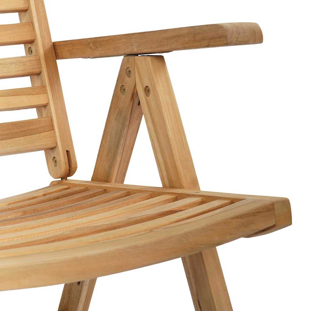 Szék 2 pcs Barna 64.5 x 52 x 108 cm Tömör Teakfa