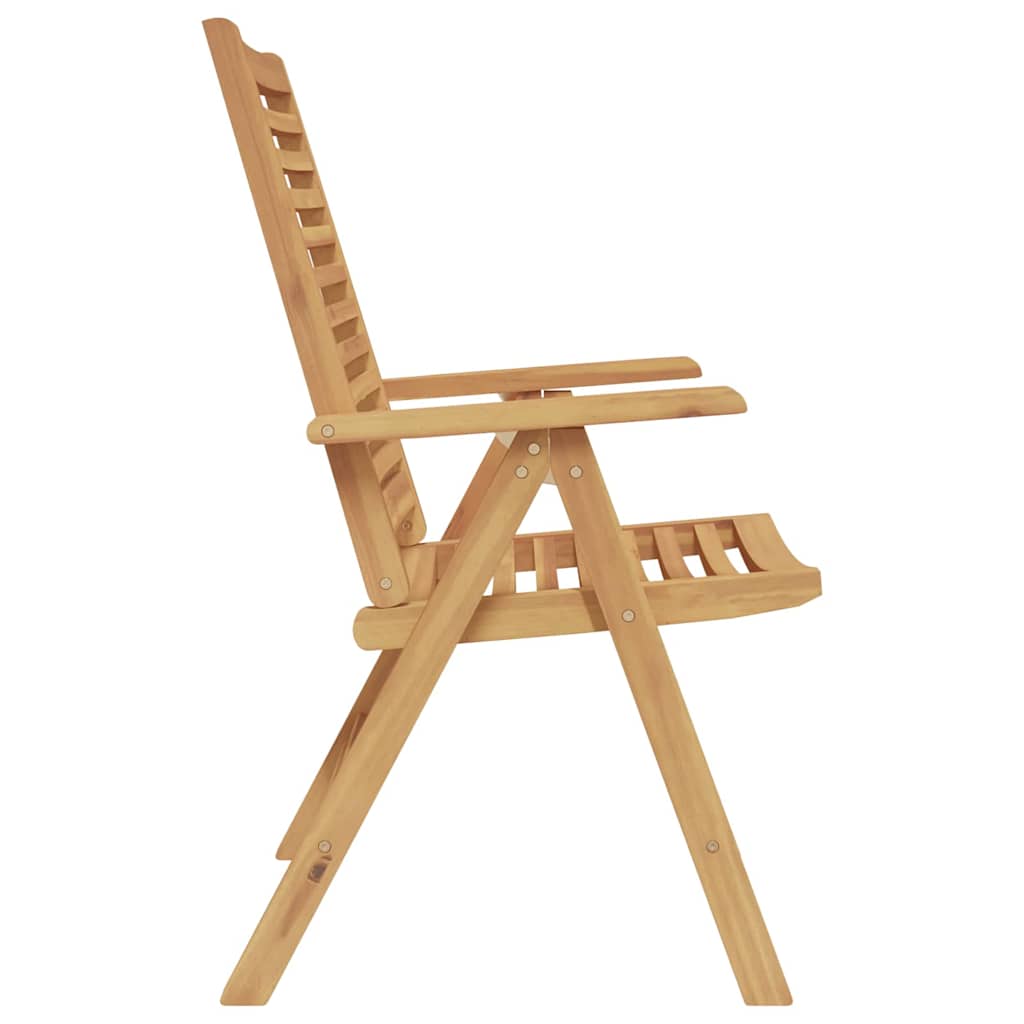 Szék 2 pcs Barna 64.5 x 52 x 108 cm Tömör Teakfa