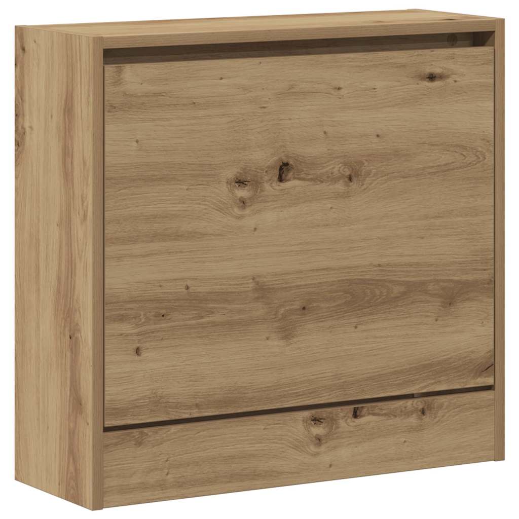 Cipőszekrény 60 x 21 x 57 cm Szerelt Fa Artisan tölgy