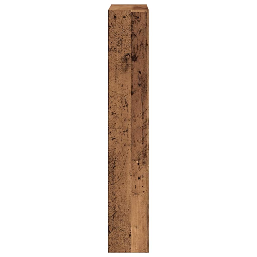 Cipőszekrény 80 x 21 x 125,5 cm Szerelt Fa Öreg fa