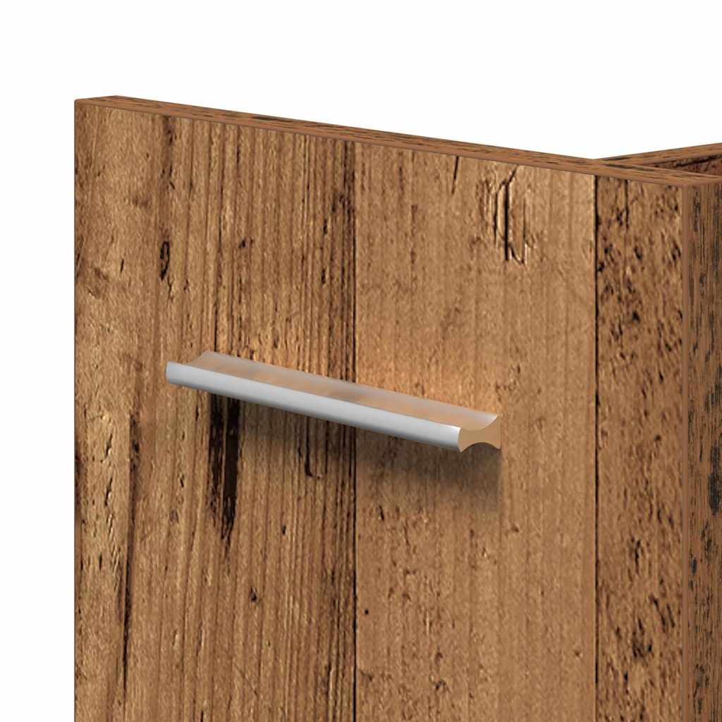 Cabinet kerékkel Öreg fa 60 x 22 x 79 cm