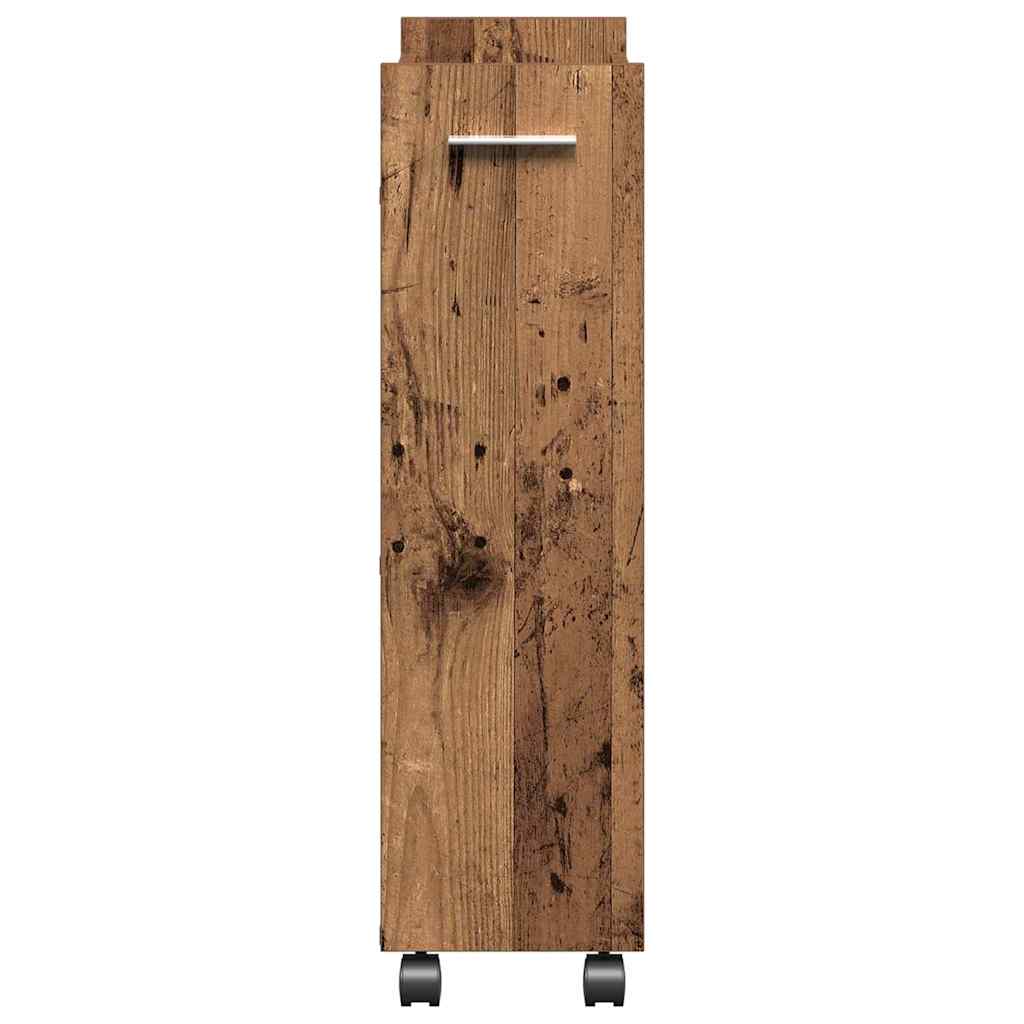 Cabinet kerékkel Öreg fa 60 x 22 x 79 cm