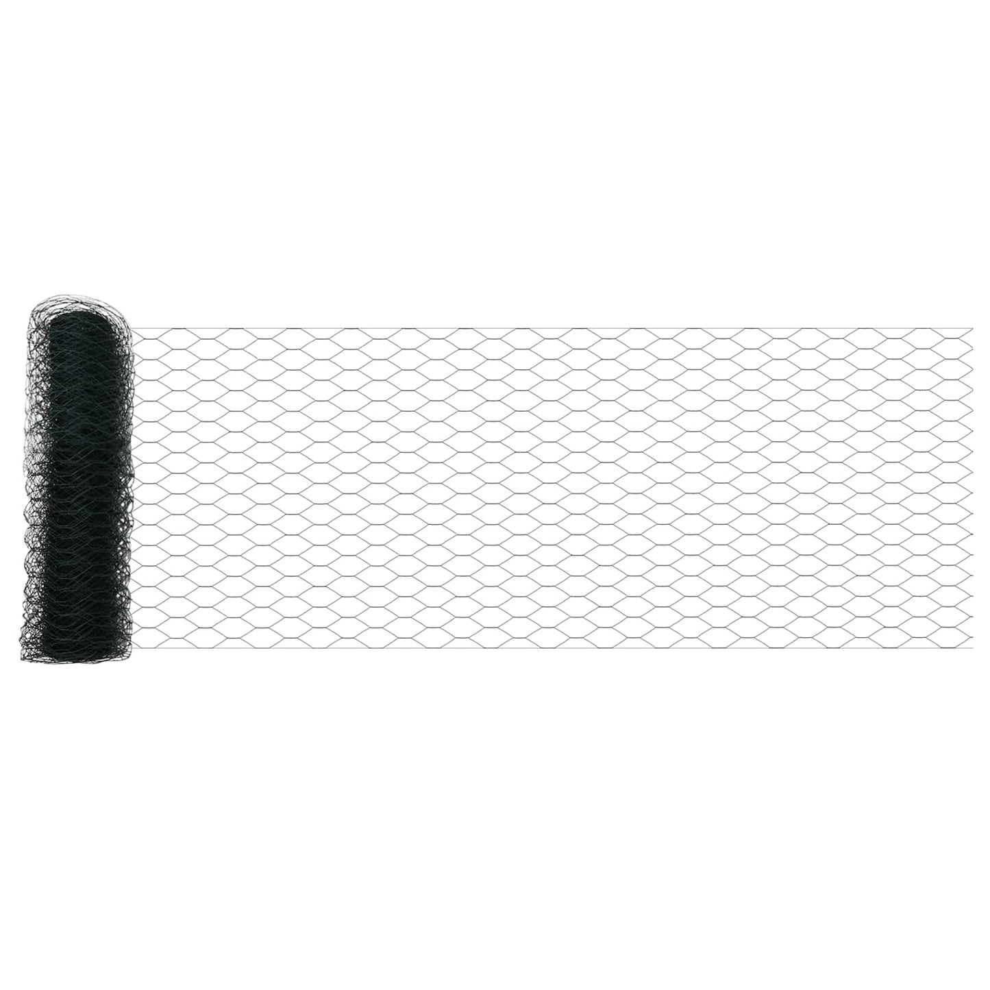Hexagon kerítés Zöld 0,4 x 10 m PVC