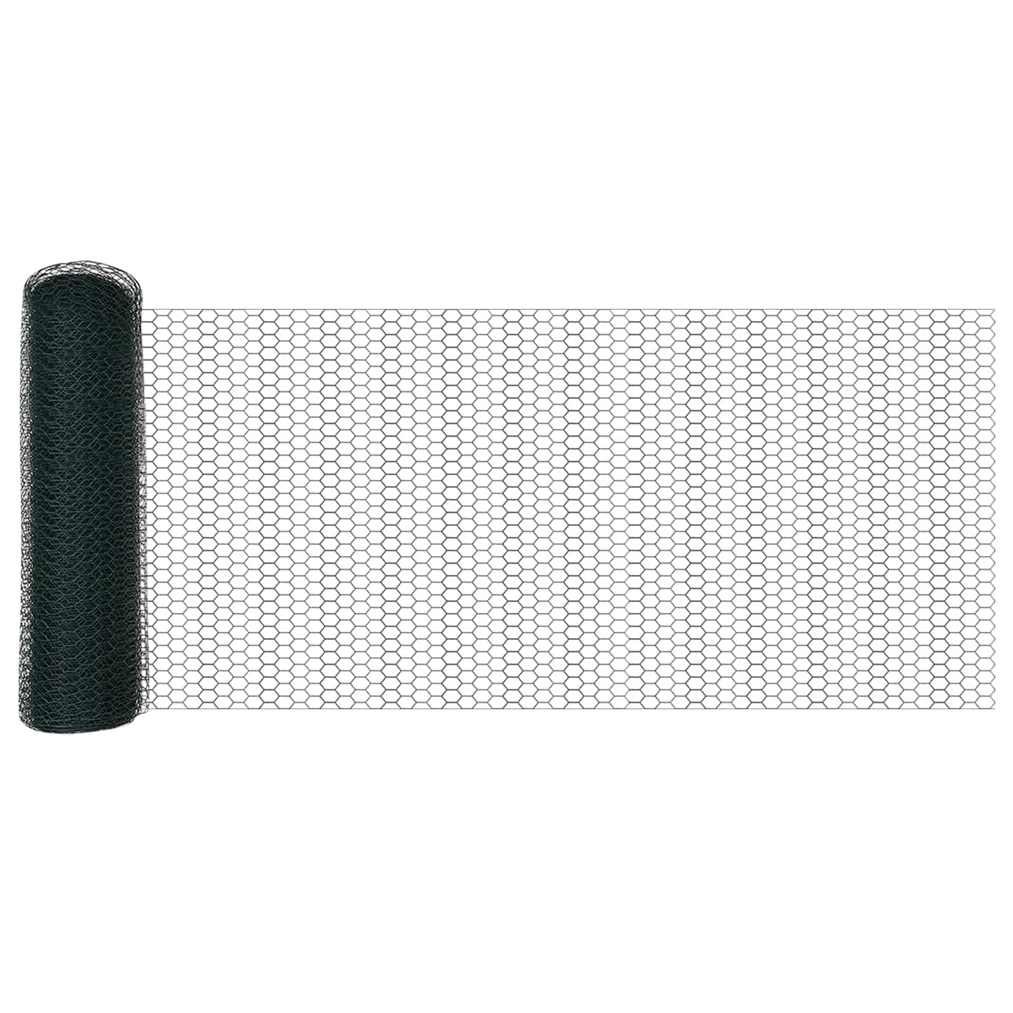 Hexagon kerítés Zöld 0,5 x 10 m PVC
