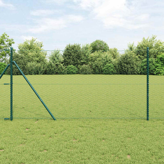 Hexagon kerítés 1,2 x 10 m PVC Zöld