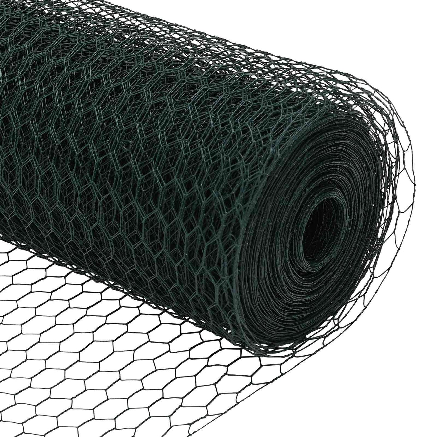 Hexagon kerítés Zöld 1,4 x 10 m PVC