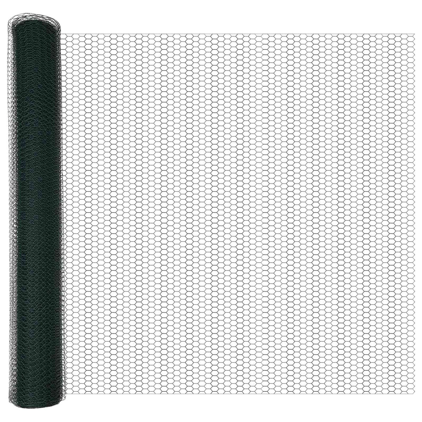 Hexagon kerítés Zöld 1,4 x 10 m PVC