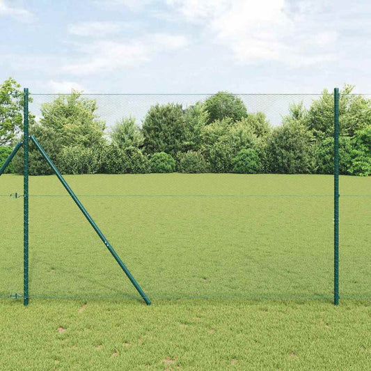 Hexagon kerítés 1,5 x 10 m PVC Zöld
