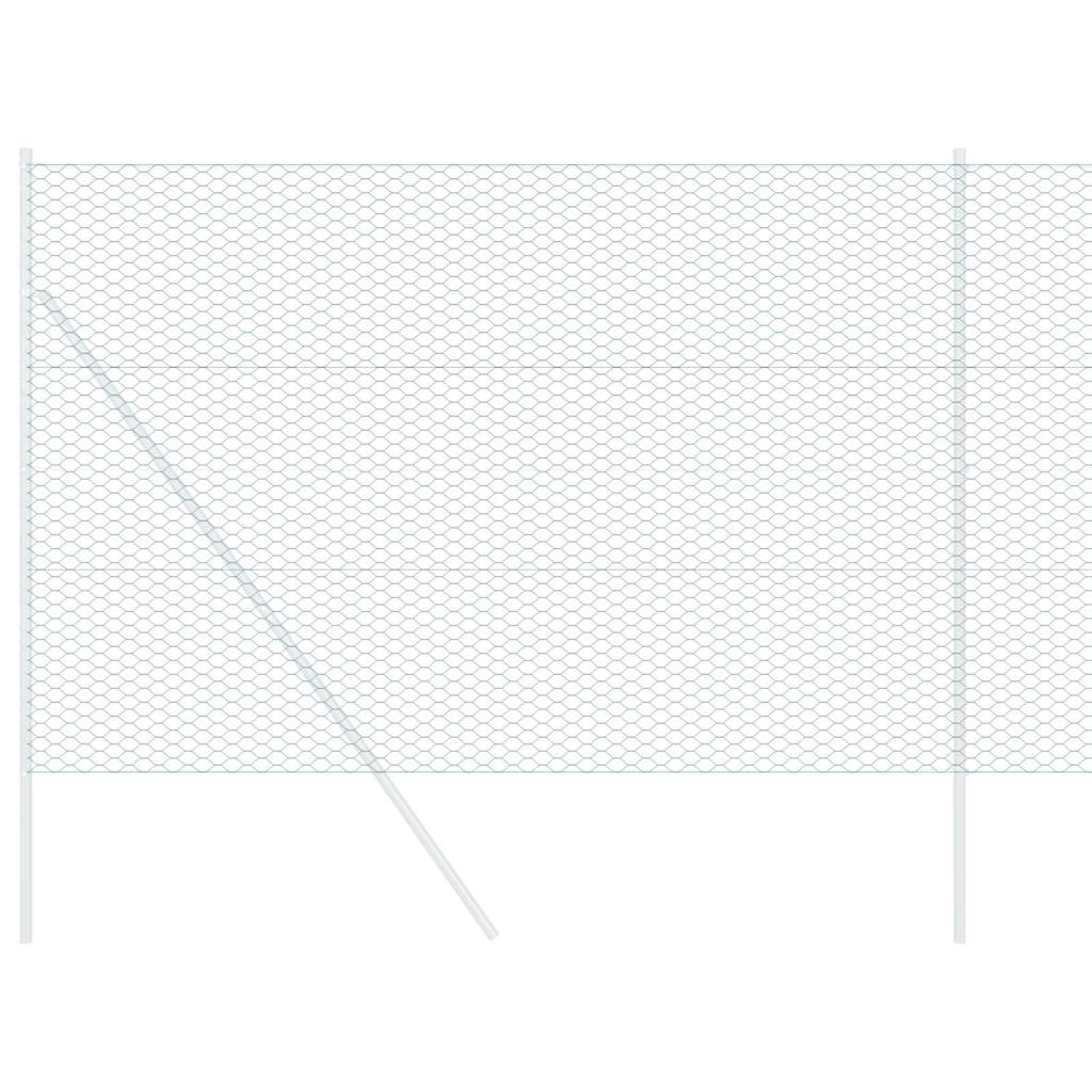 Hexagon kerítés Zöld 1,5 x 10 m PVC
