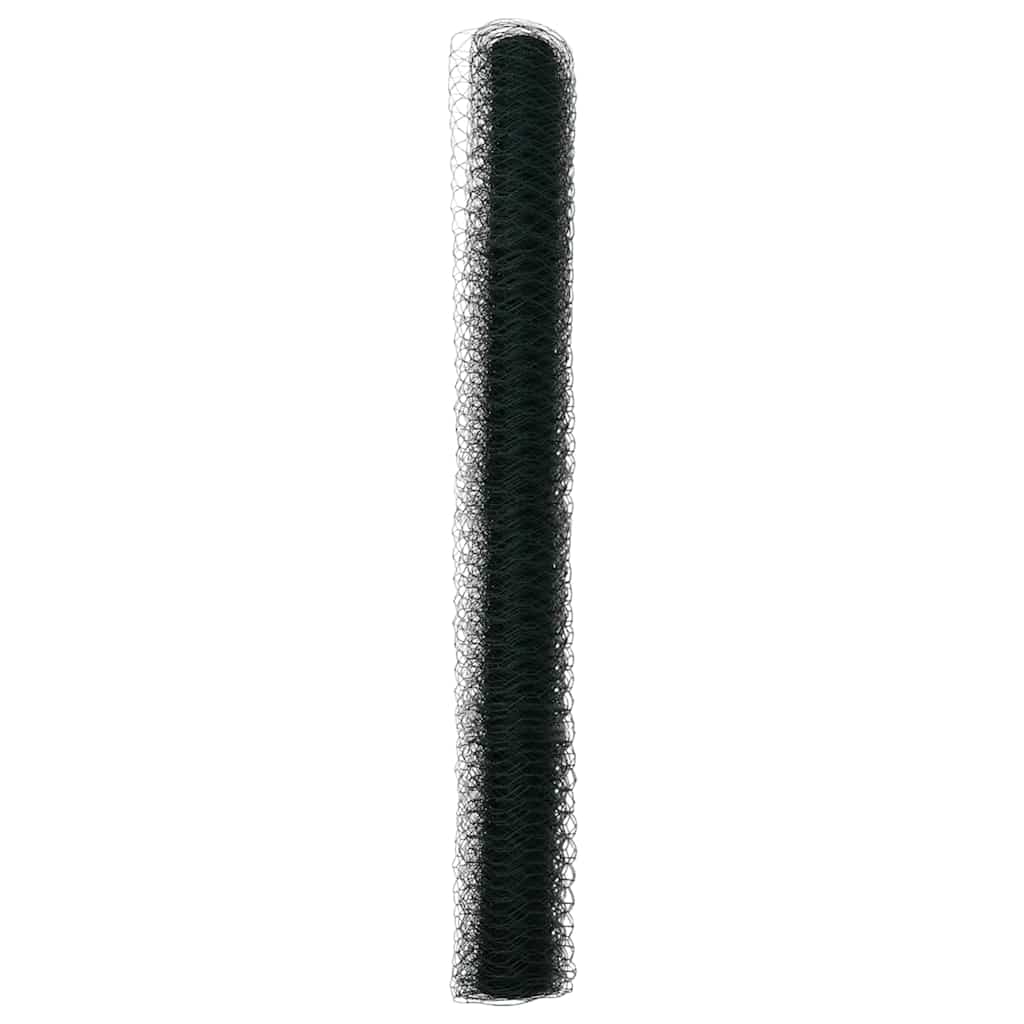 Hexagon kerítés Zöld 1,5 x 10 m PVC
