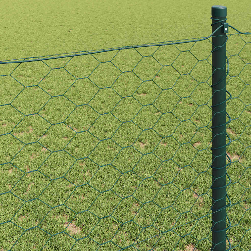 Hexagon kerítés Zöld 0,5 x 50 m PVC