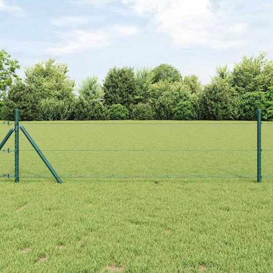 Hexagon kerítés 0,6 x 50 m PVC Zöld
