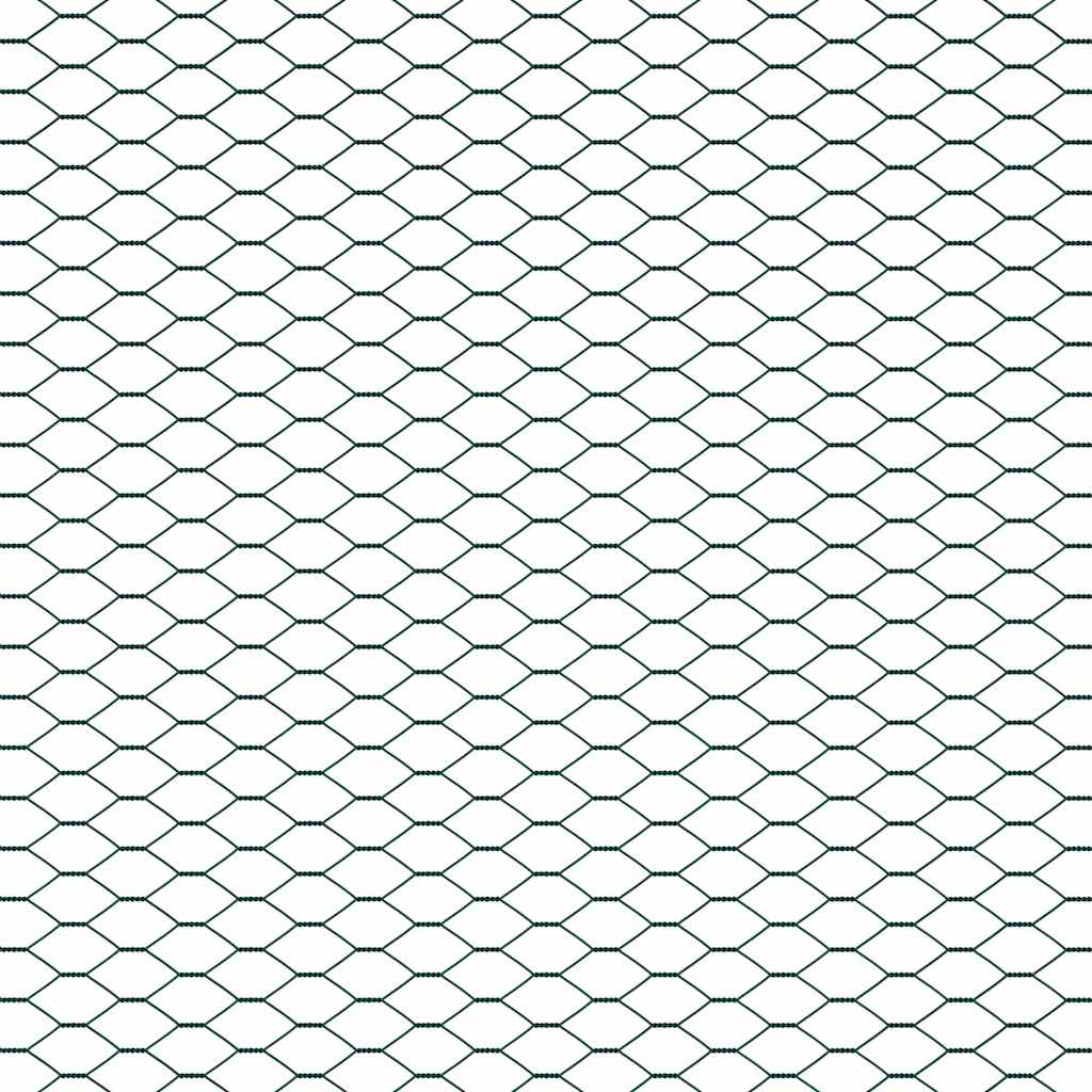 Hexagon kerítés Zöld 1,2 x 50 m PVC