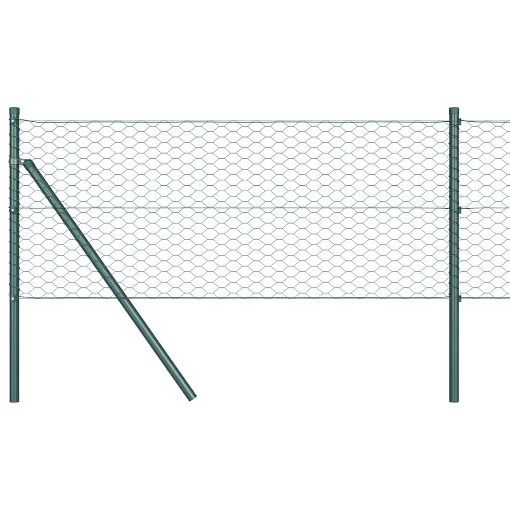 Hexagon kerítés Zöld 0,5 x 100 m PVC