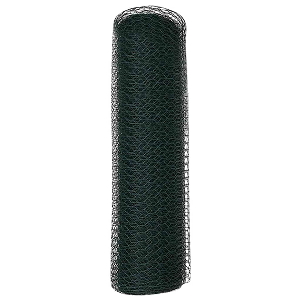 Hexagon kerítés Zöld 0,6 x 100 m PVC