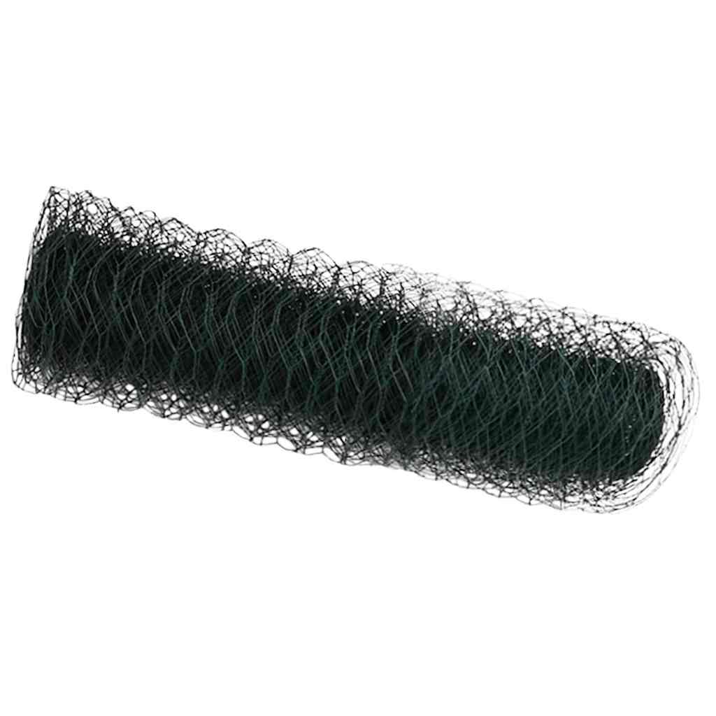 Hexagon kerítés Zöld 0,6 x 100 m PVC