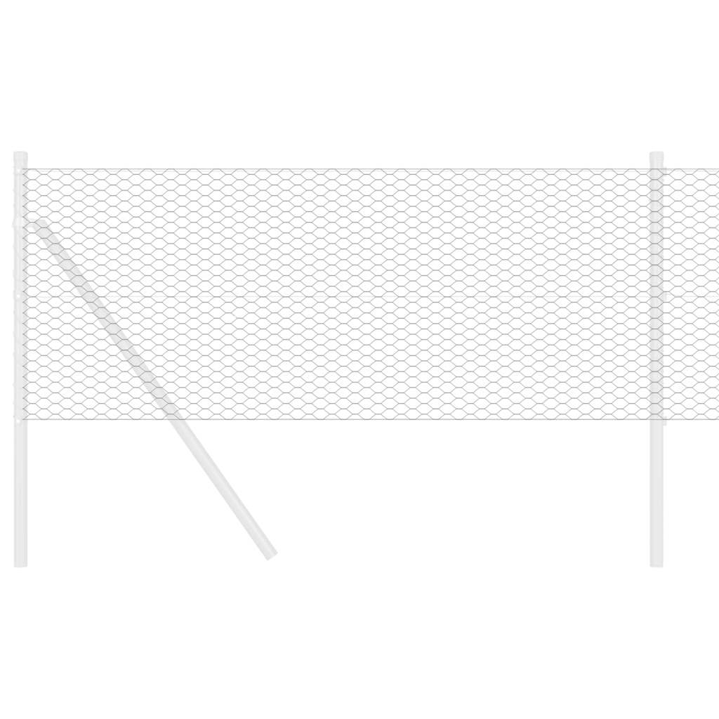 Hexagon kerítés Szürke 0,4 x 10 m PVC