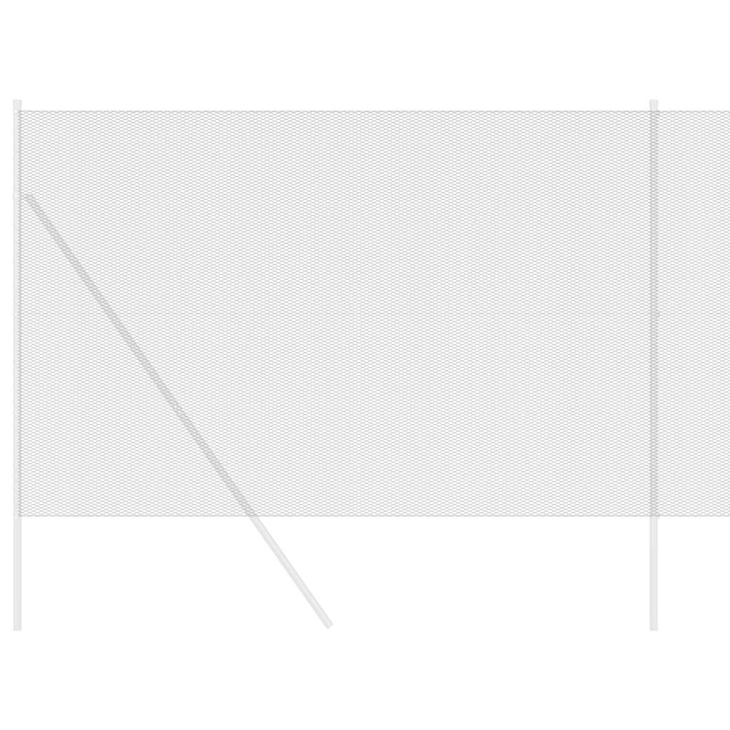 Hexagon kerítés Szürke 1,5 x 10 m PVC
