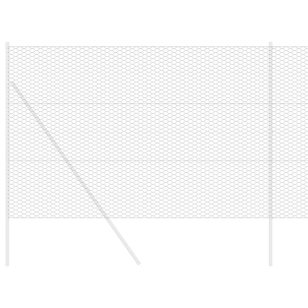 Hexagon kerítés Szürke 1,6 x 10 m PVC