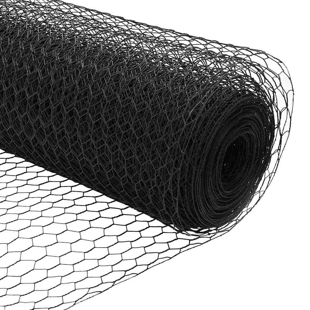 Hexagon kerítés Szürke 0,5 x 50 m PVC