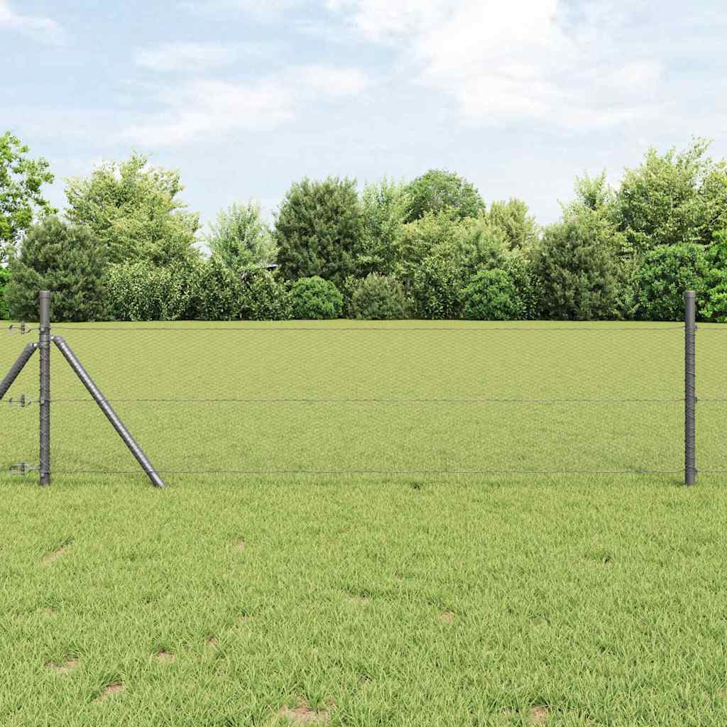 Hexagon kerítés Szürke 0,5 x 50 m PVC