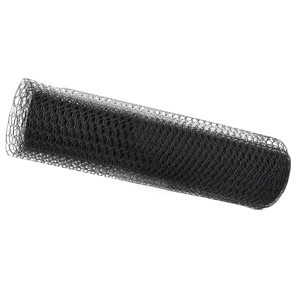 Hexagon kerítés Szürke 0,8 x 100 m PVC