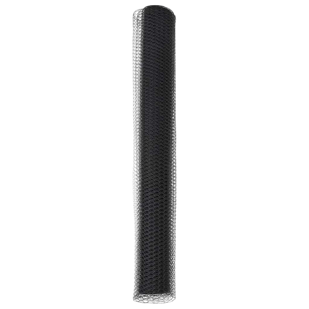 Hexagon kerítés Szürke 1,2 x 100 m PVC