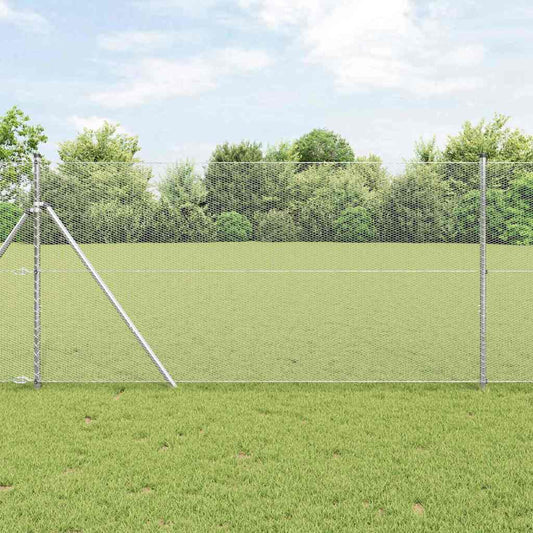 Hexagon kerítés 1 x 10 m Horganyzott acél Ezüst