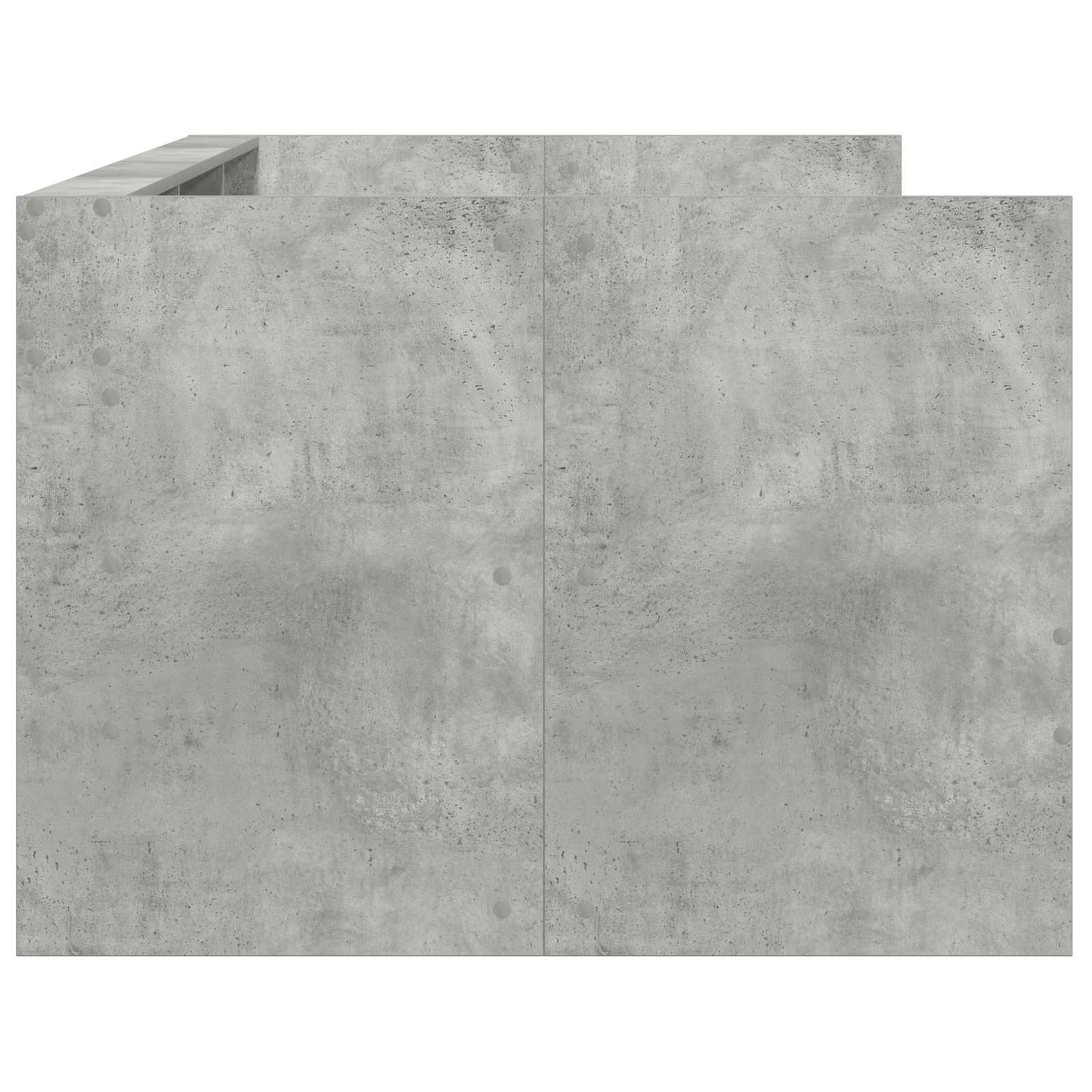 Nappali ágy fiókkal polcokkal Szürke 90 x 200 cm Szerelt Fa
