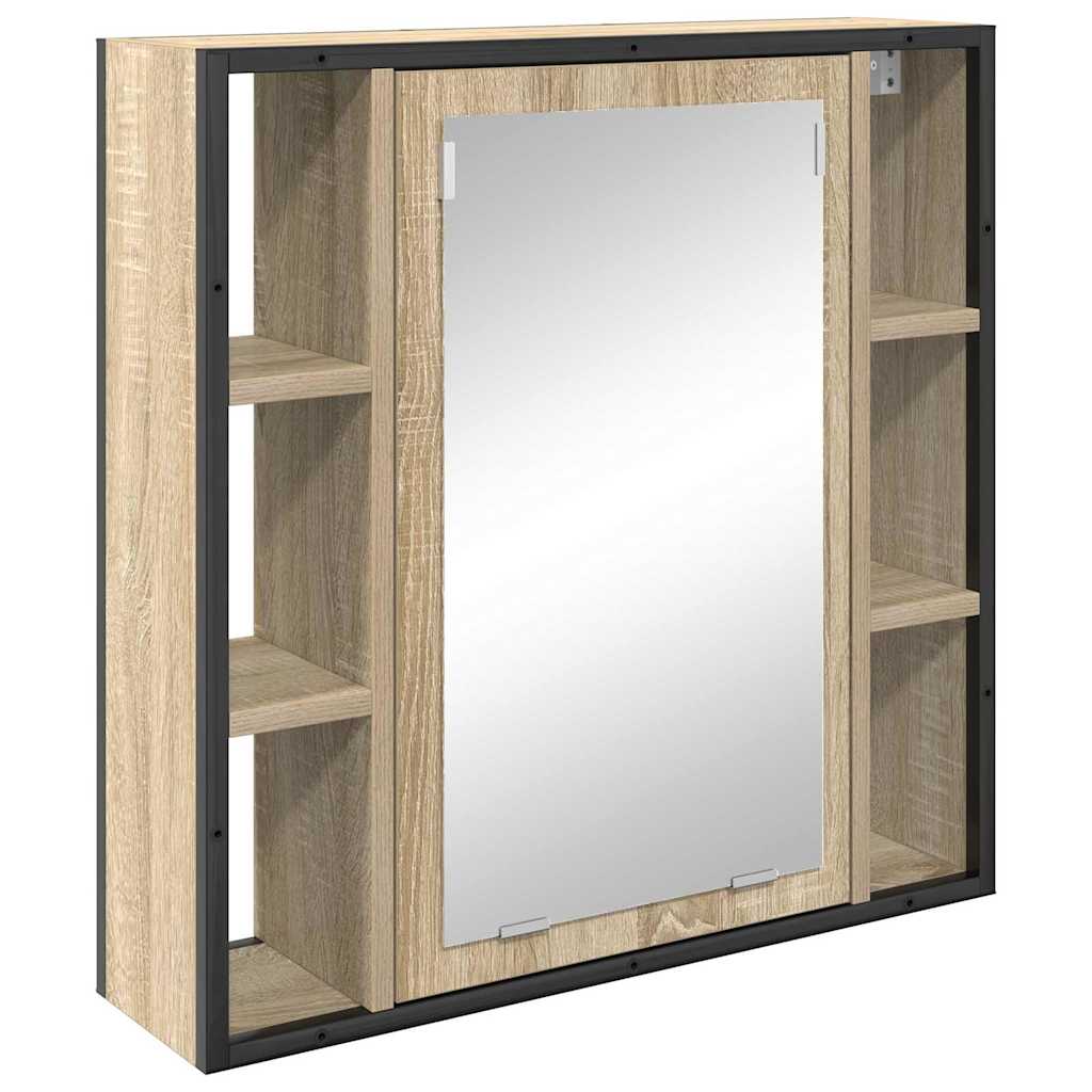 Fürdőszoba bútor szett 3 db Barna 33 x 33 x 120,5 cm Szerelt fa