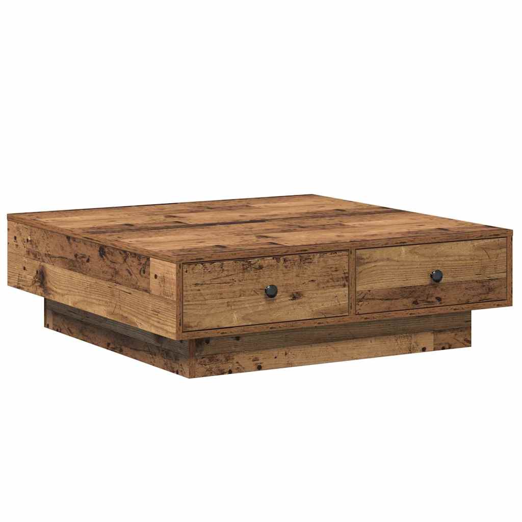 Dohányzóasztal Öreg fa 90 x 90 x 28 cm Szerelt Fa