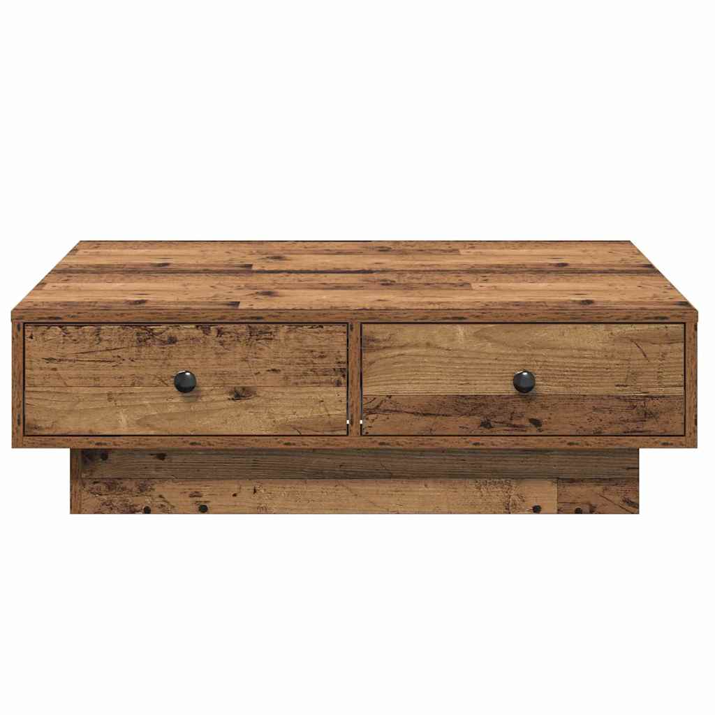 Dohányzóasztal Öreg fa 90 x 90 x 28 cm Szerelt Fa