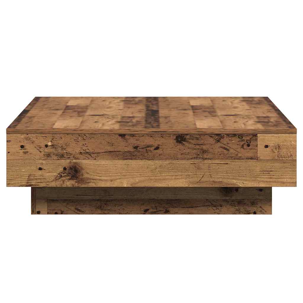Dohányzóasztal Öreg fa 90 x 90 x 28 cm Szerelt Fa