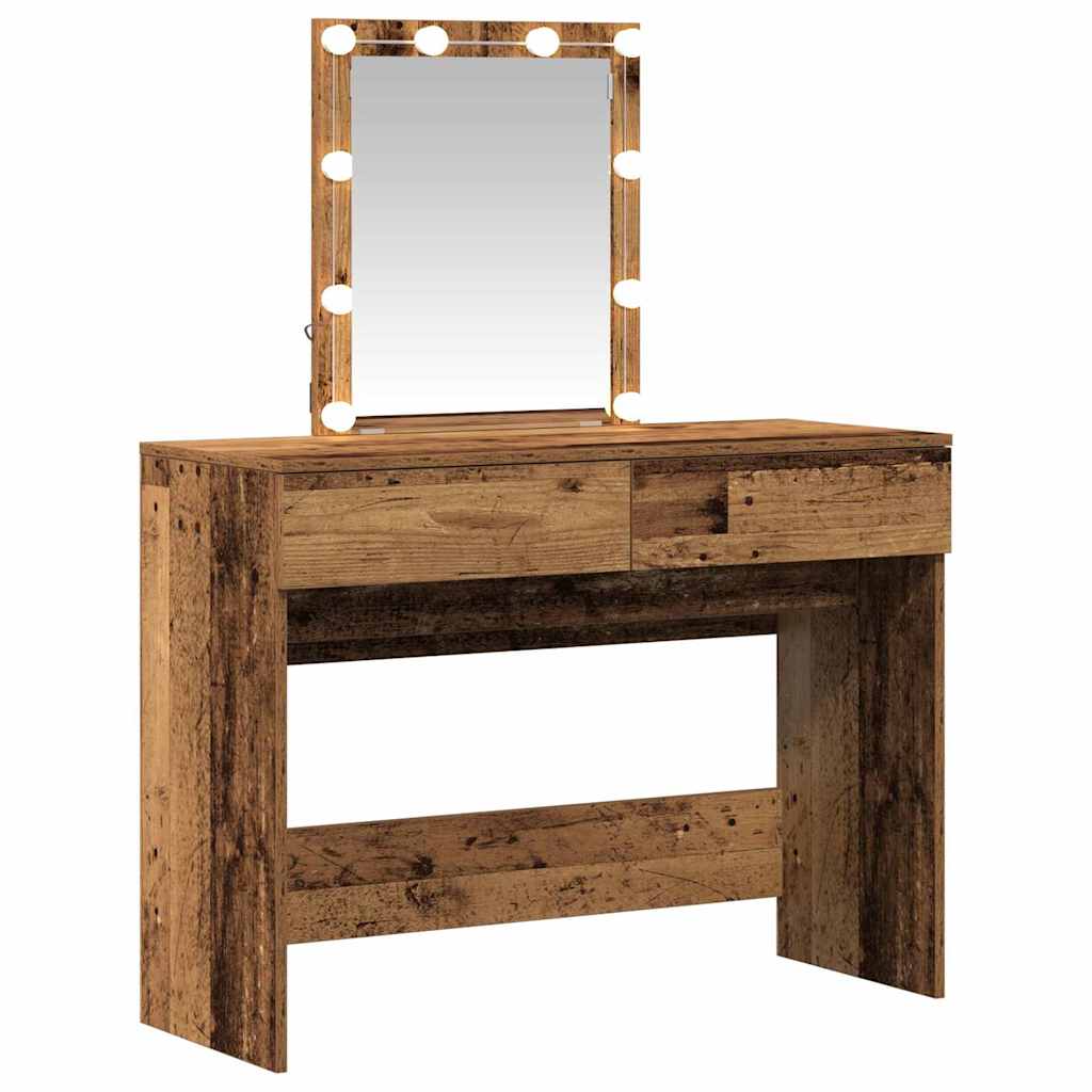 Öltözködőasztal Öreg fa 100 x 40 x 130 cm Szerelt Fa