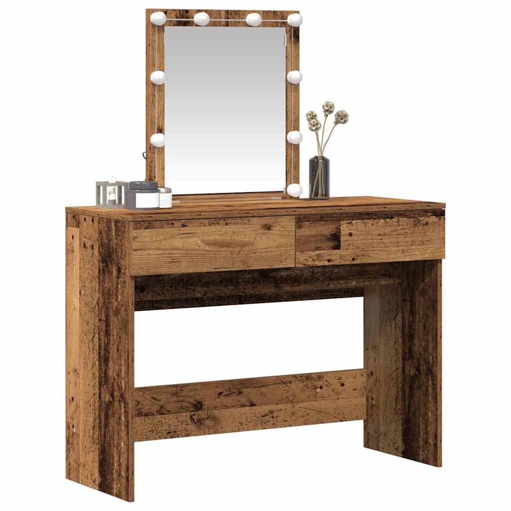 Öltözködőasztal Öreg fa 100 x 40 x 130 cm Szerelt Fa