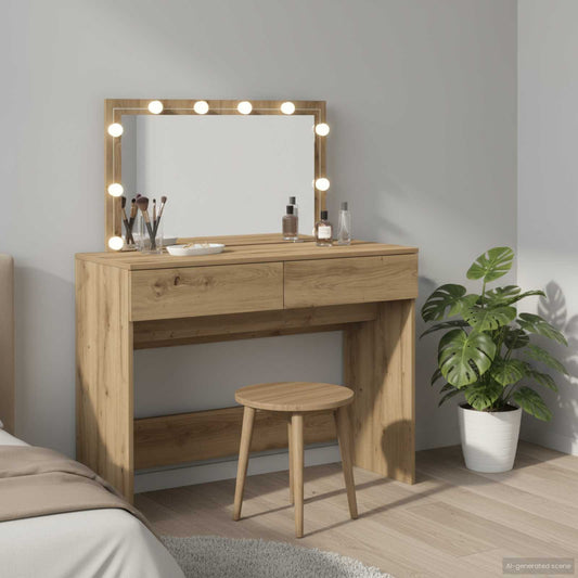 Öltözködőasztal fiókkal Artisan tölgy 100 x 40 x 120 cm Faanyag