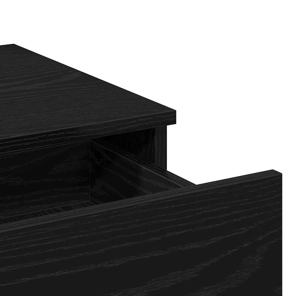 Öltözködőasztal Fekete tölgy 100 x 40 x 120 cm Szerelt Fa