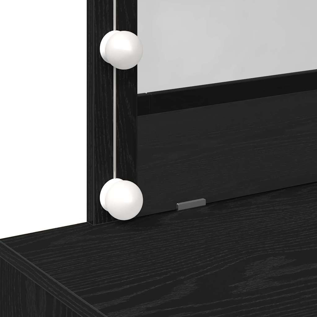 Öltözködőasztal Fekete tölgy 100 x 40 x 120 cm Szerelt Fa