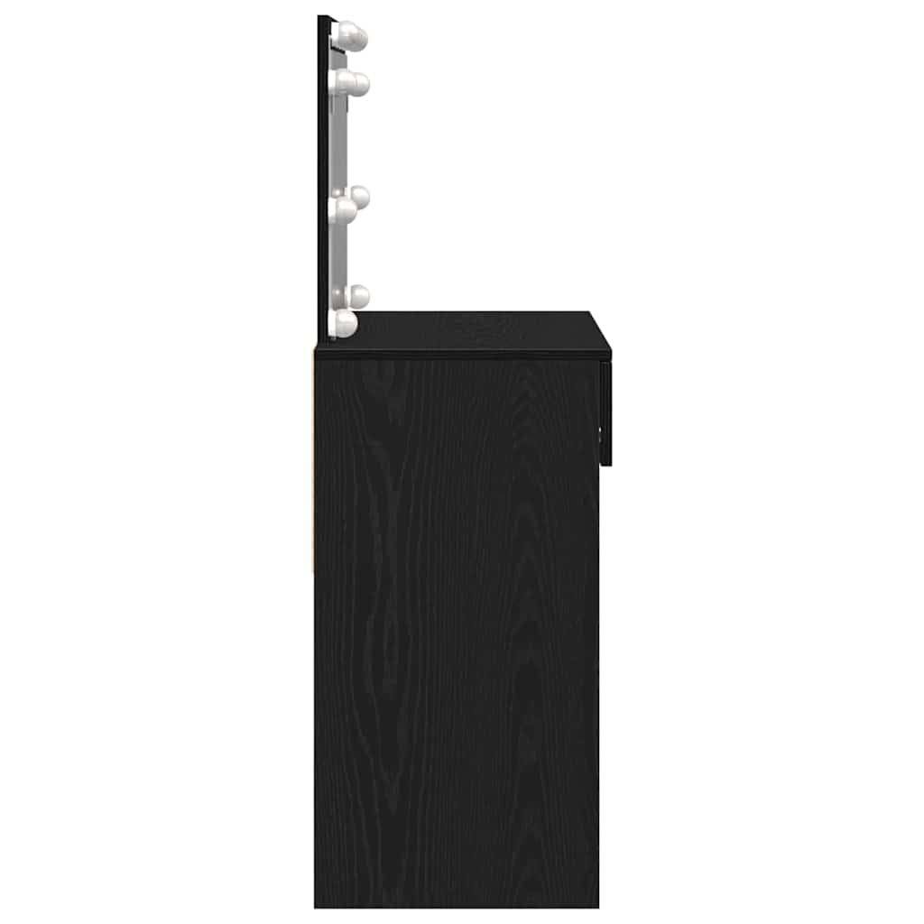 Öltözködőasztal fiókkal Fekete tölgy 100 x 40 x 120 cm Faanyag