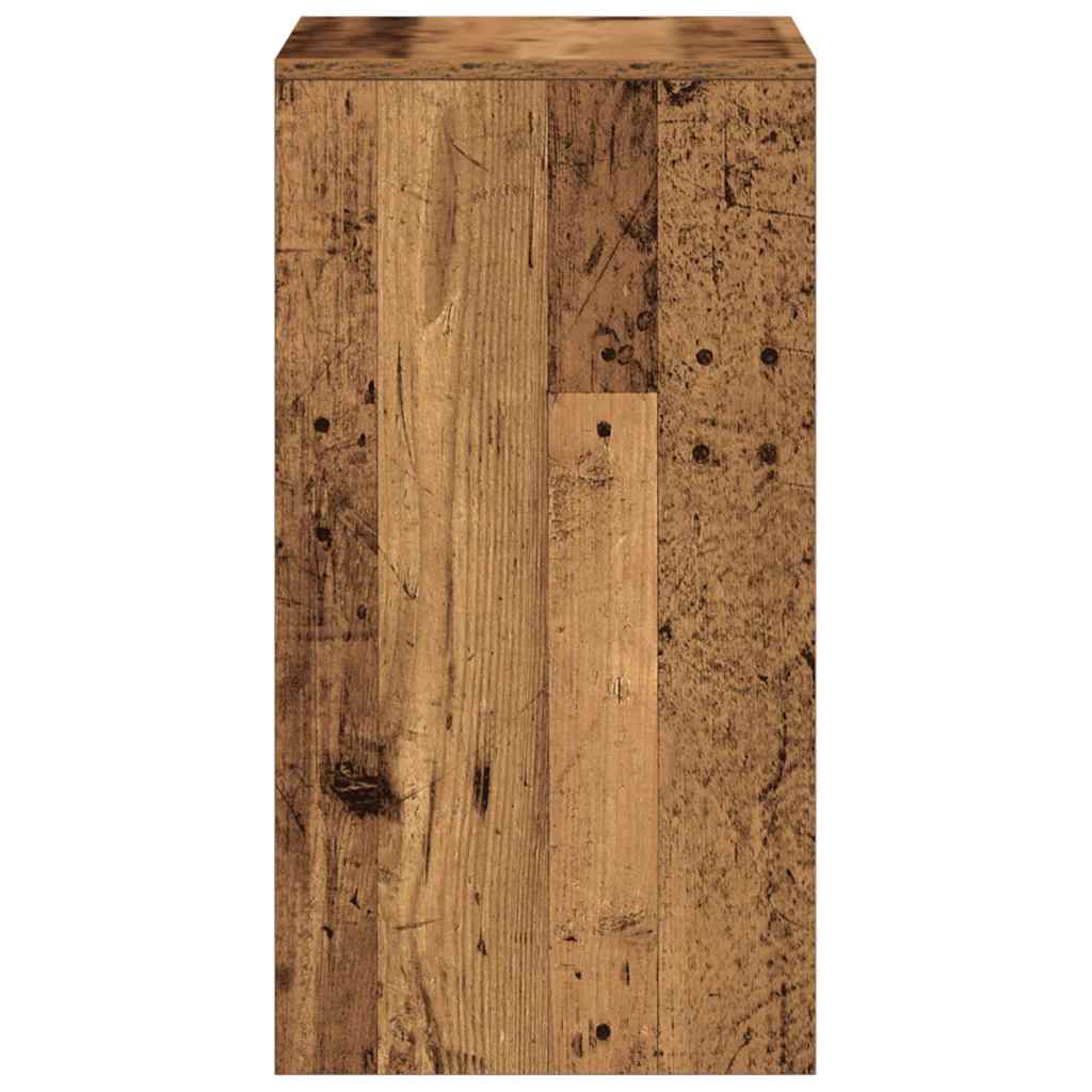 Sminkasztal 2 pcs Öreg fa 60 x 40 x 75 cm Szerelt Fa