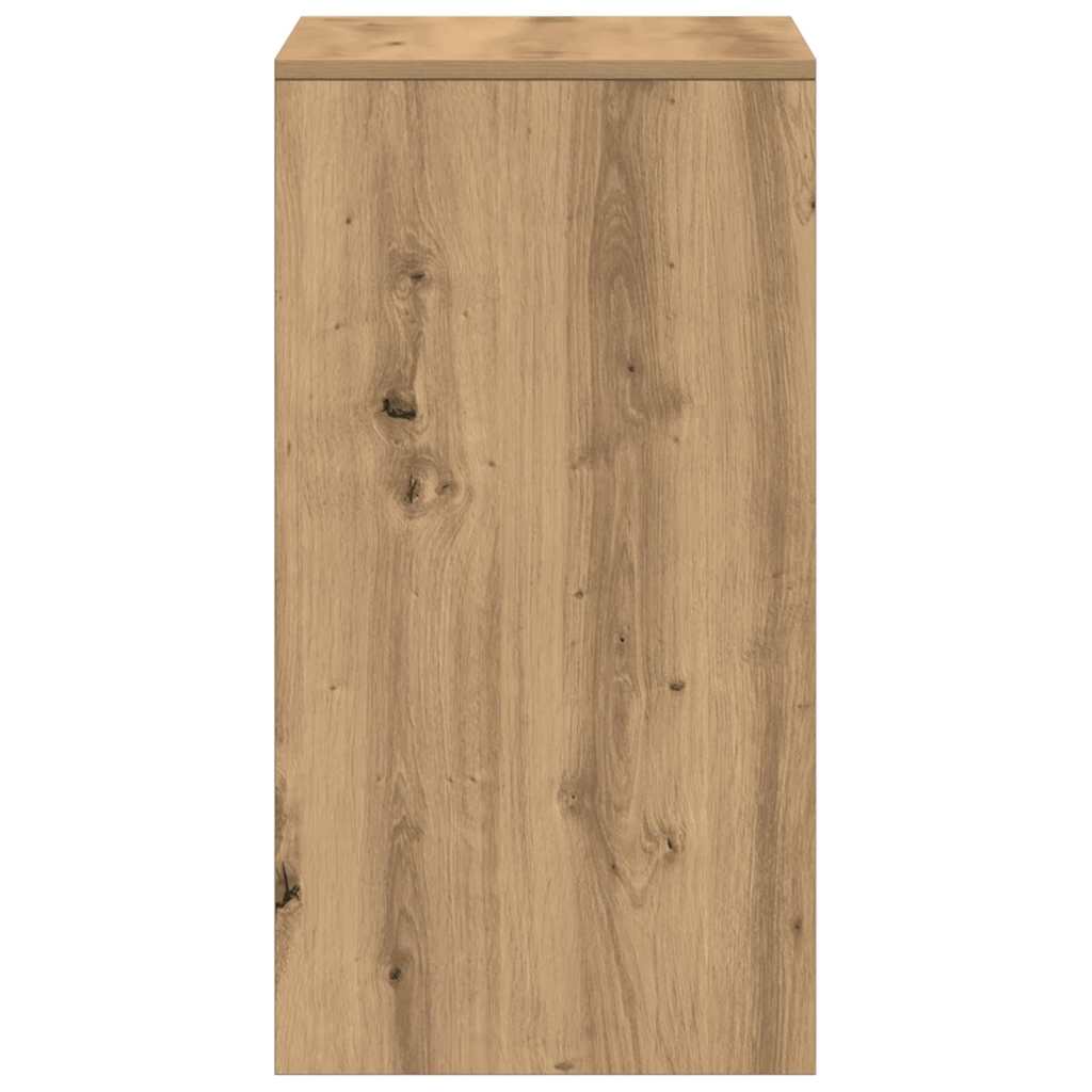 Sminkasztal 2 pcs kézműves tölgy 60 x 40 x 75 cm Szerelt Fa