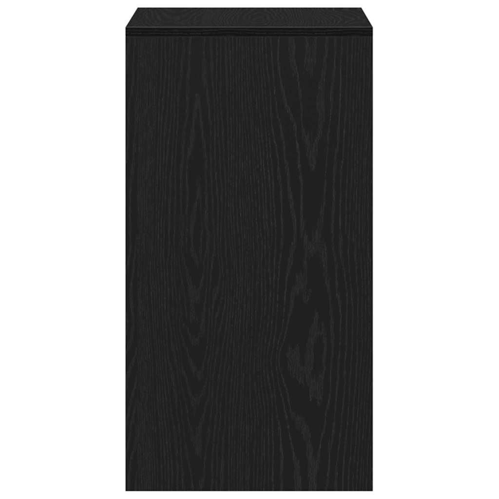 Sminkasztal 2 pcs Musta tammi 60 x 40 x 75 cm Szerelt Fa