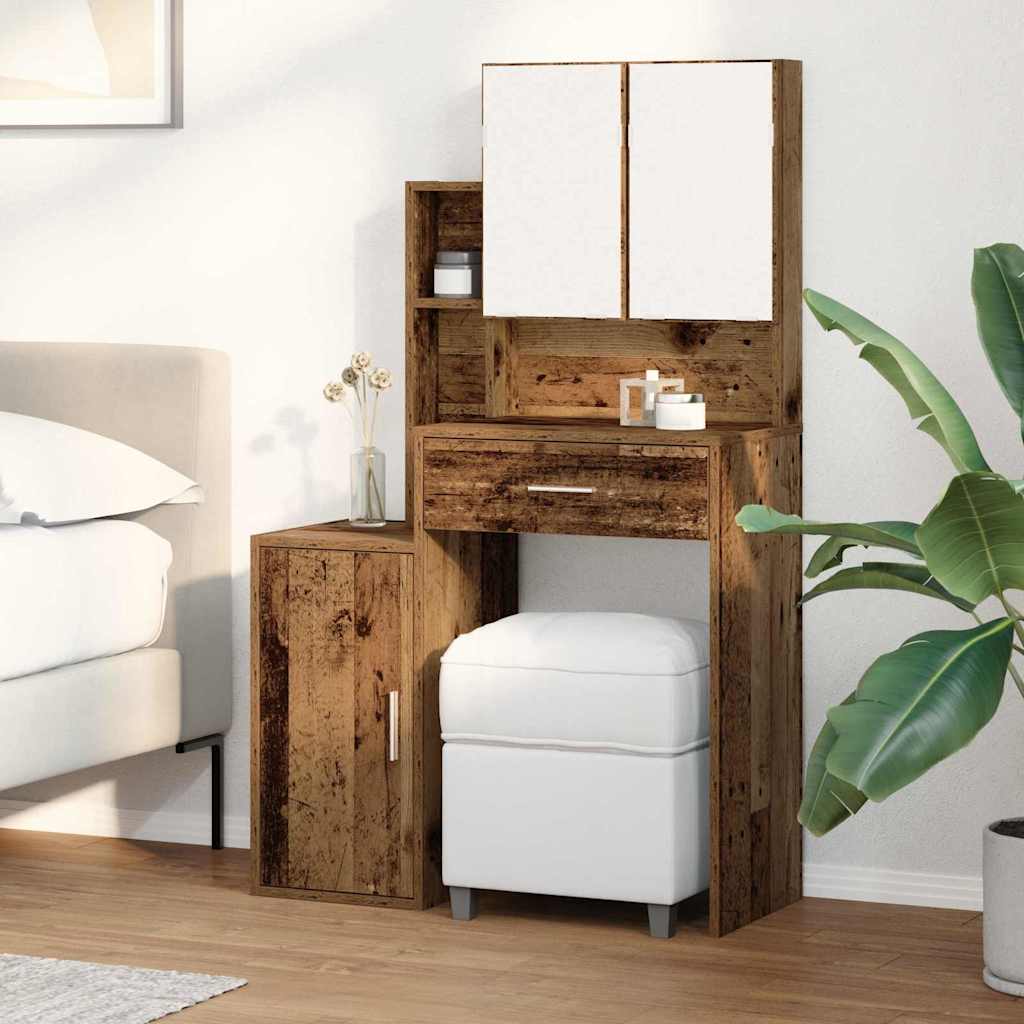 Öltözködőasztal Öreg fa 80 x 35 x 132 cm Szerelt Fa