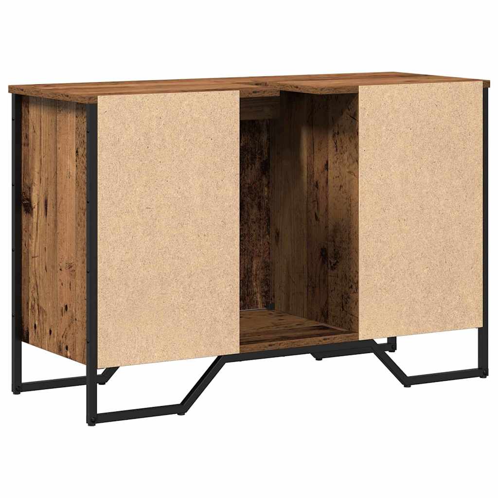 Fürdőszobai mosdószekrény Öreg fa 91 x 35 x 60 cm Szerelt fa