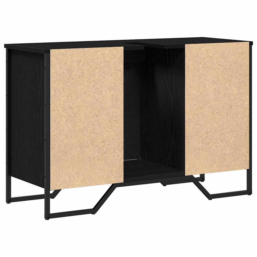 Fürdőszobai mosdószekrény Fekete tölgy 91 x 35 x 60 cm