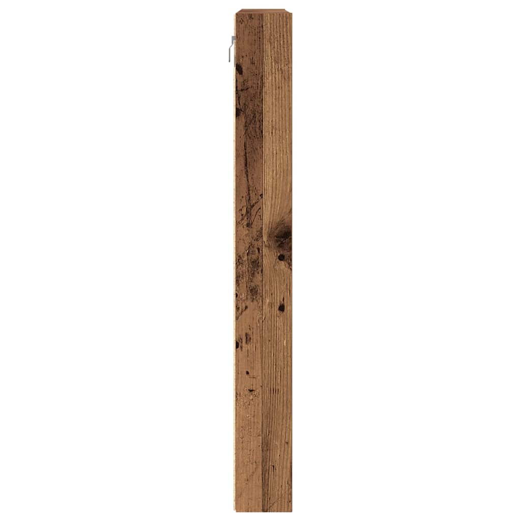 Kiállító szekrény Falra szerelhető Öreg fa 100 x 8,5 x 75 cm