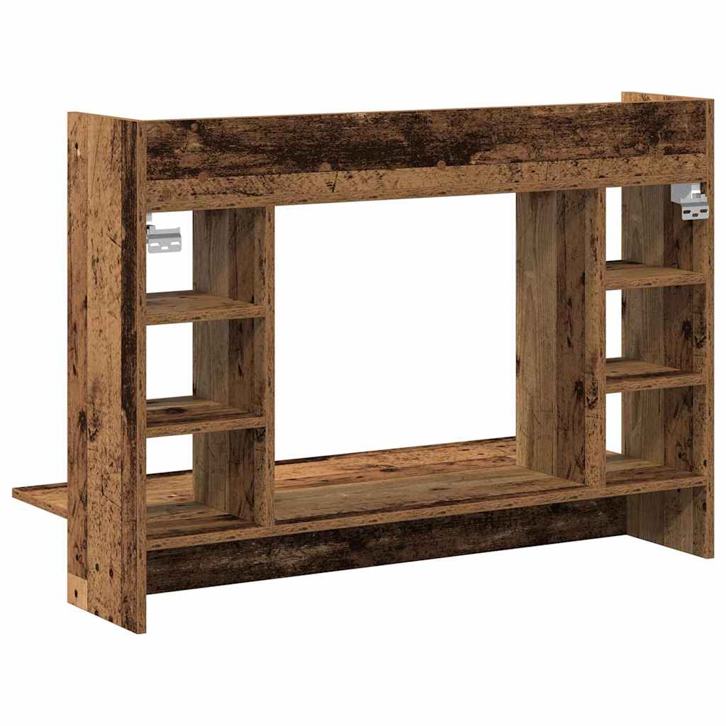 Falra szerelhető íróasztal Régi fa Szerelt fa 105 x 48 x 75 cm