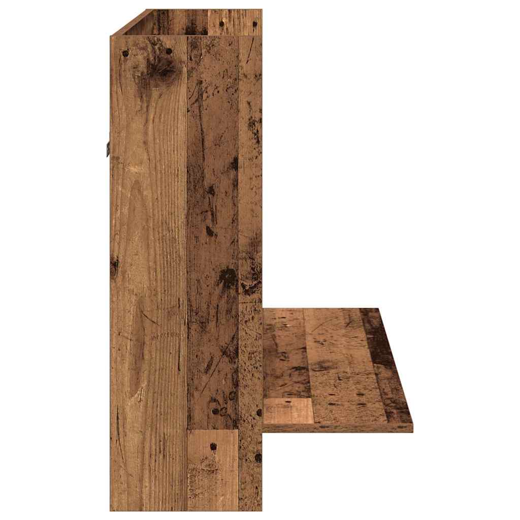 Falra szerelhető íróasztal Régi fa Szerelt fa 105 x 48 x 75 cm