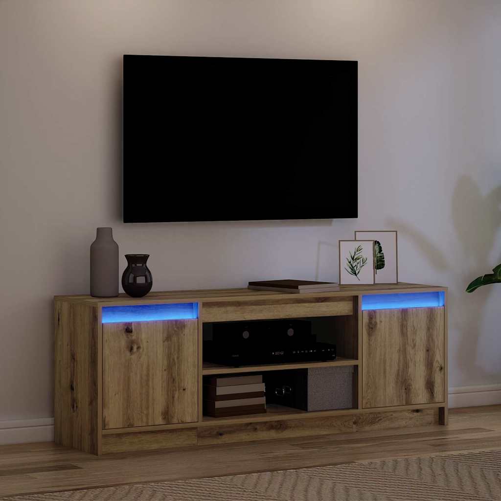 TV egységek 139,5 x 34 x 50 cm Barna Szerelt fa